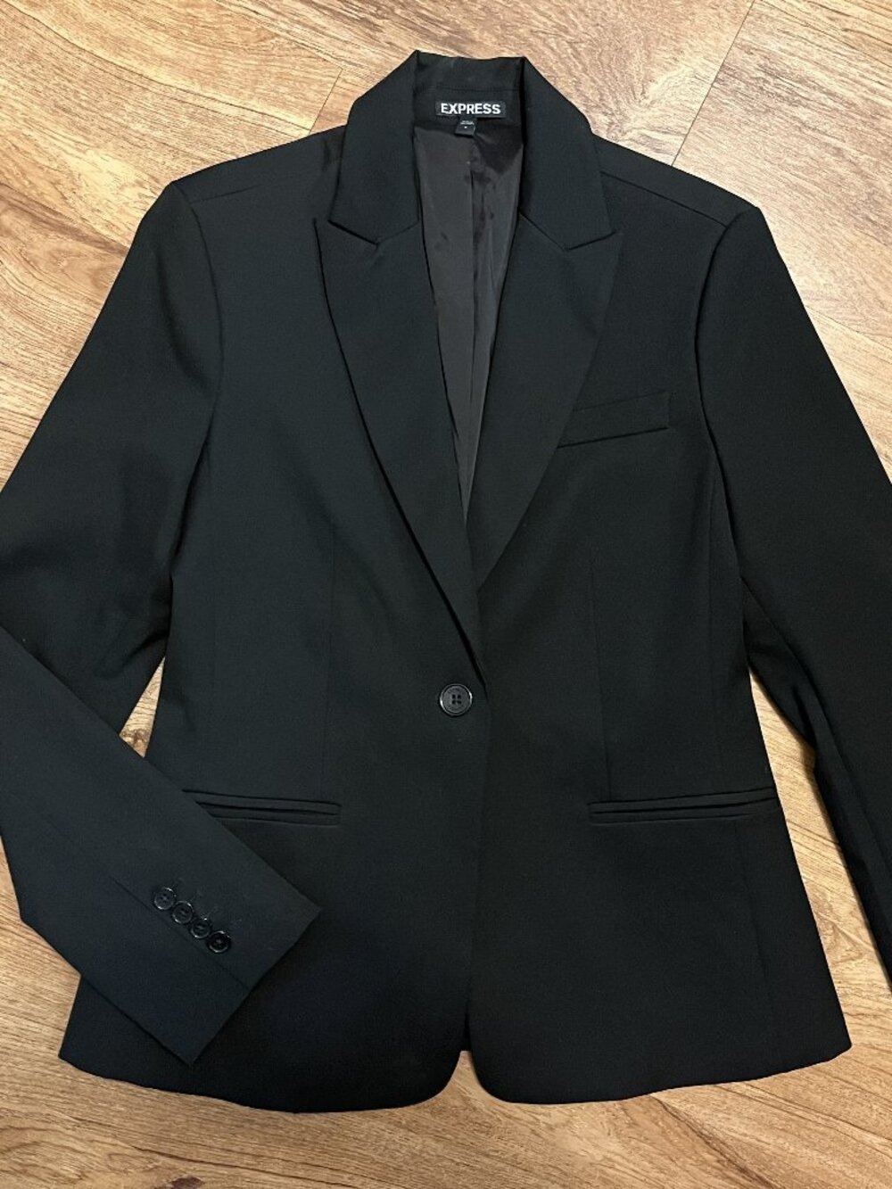 Express Women's Black Business Work Suit Coat Jacket Blazer